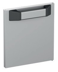 Porta de Armário Inox de 40 cm com 44 cm de Altura