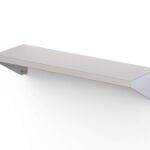 Prateleira Mural Inox Fundo 400 - 1000x400mm