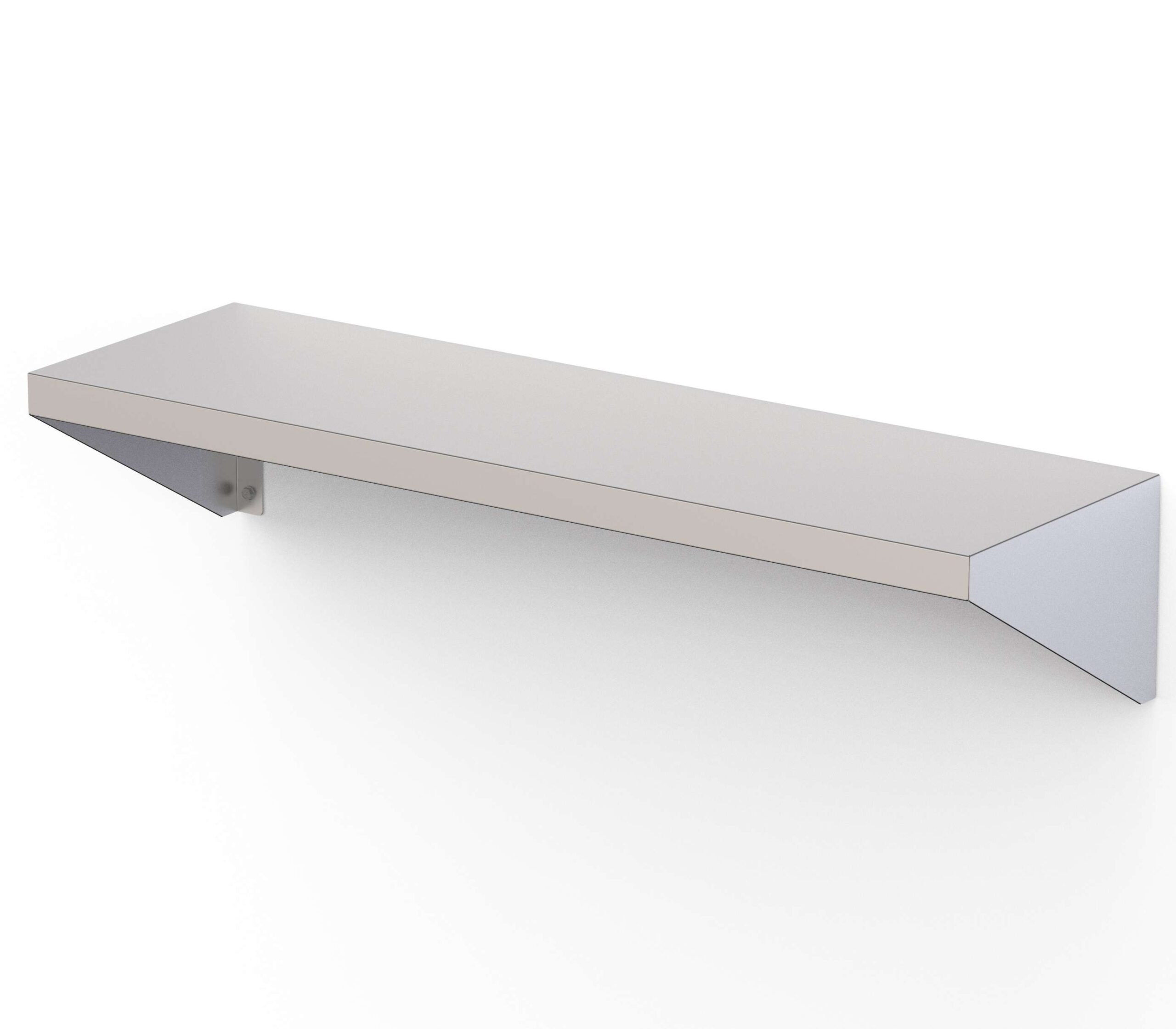 Prateleira Mural Inox Profunda 400 mm — 1800x400x200h mm