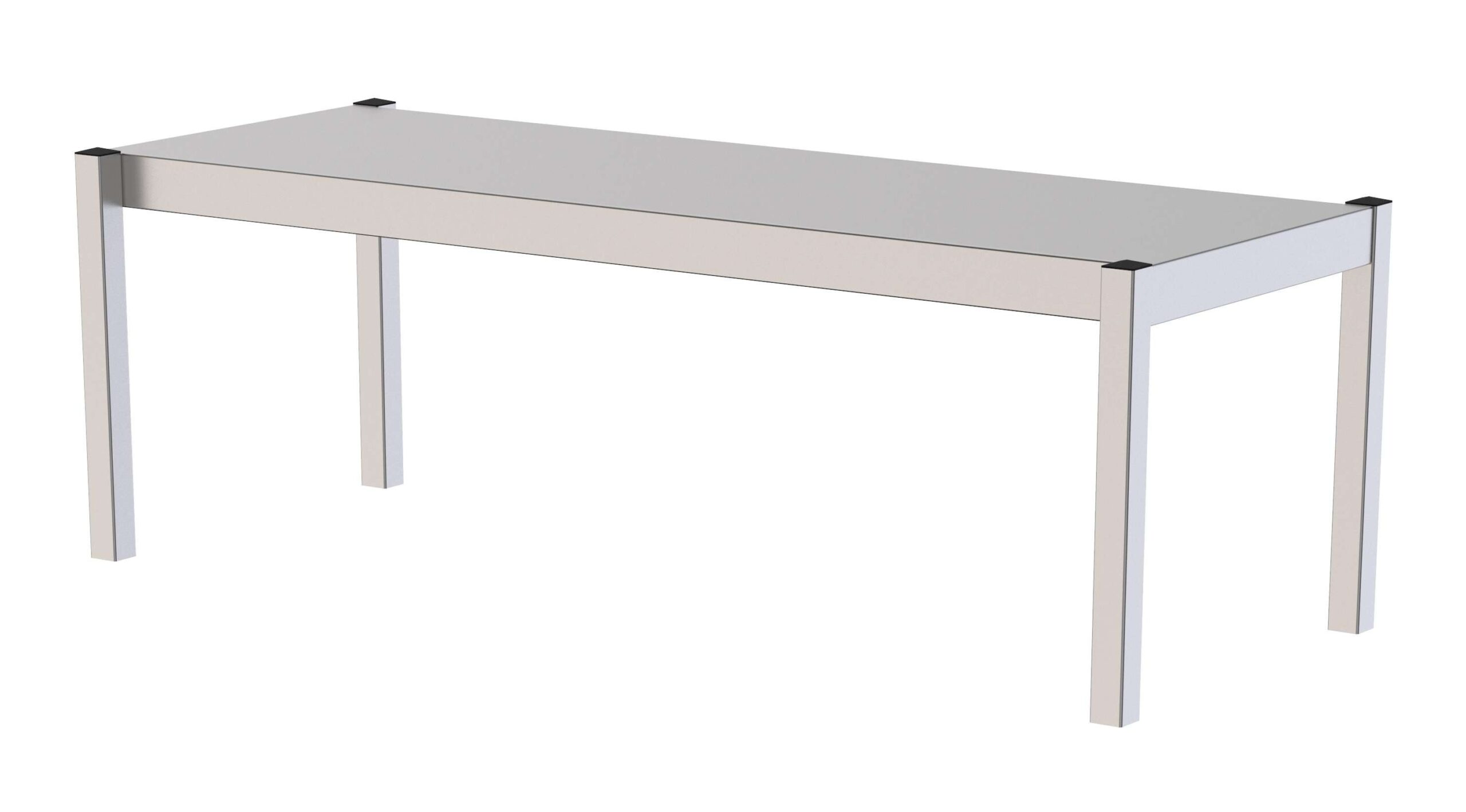 Prateleira Sobremesa Inox para Bancada 1500x350mm
