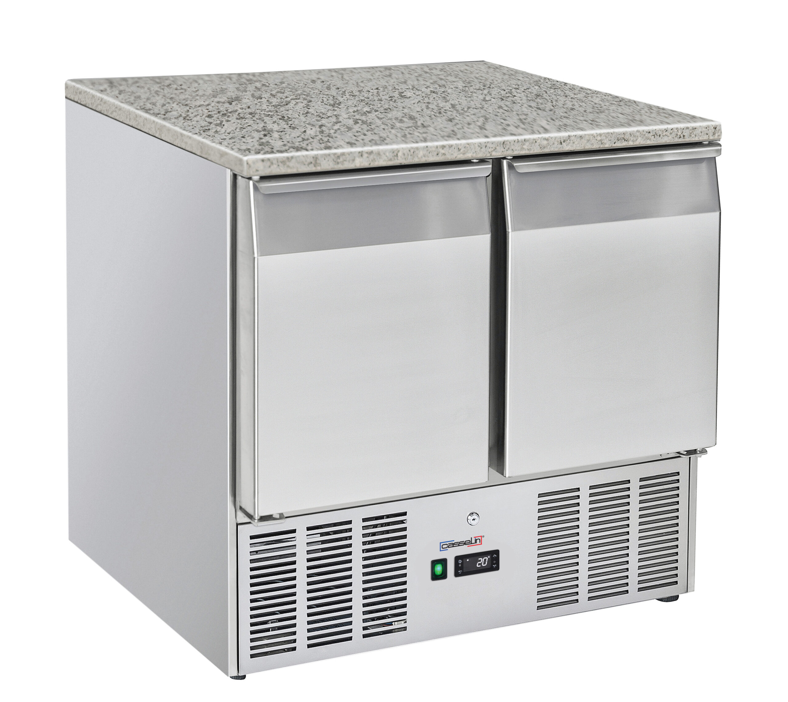 Mesa de Apoio Refrigerada GN 1/1 Bancada Granito