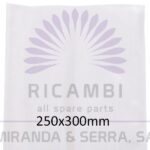 Sacos Frisados Vácuo 90µ 250x300mm (100 Unidades)