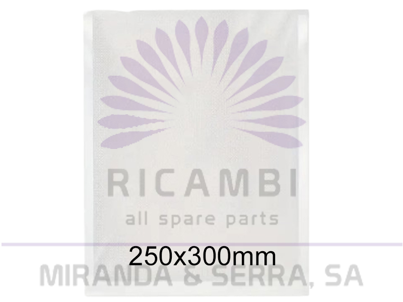 Sacos de Vácuo PA/PE 250x300mm 85µ (1000 Unidades)