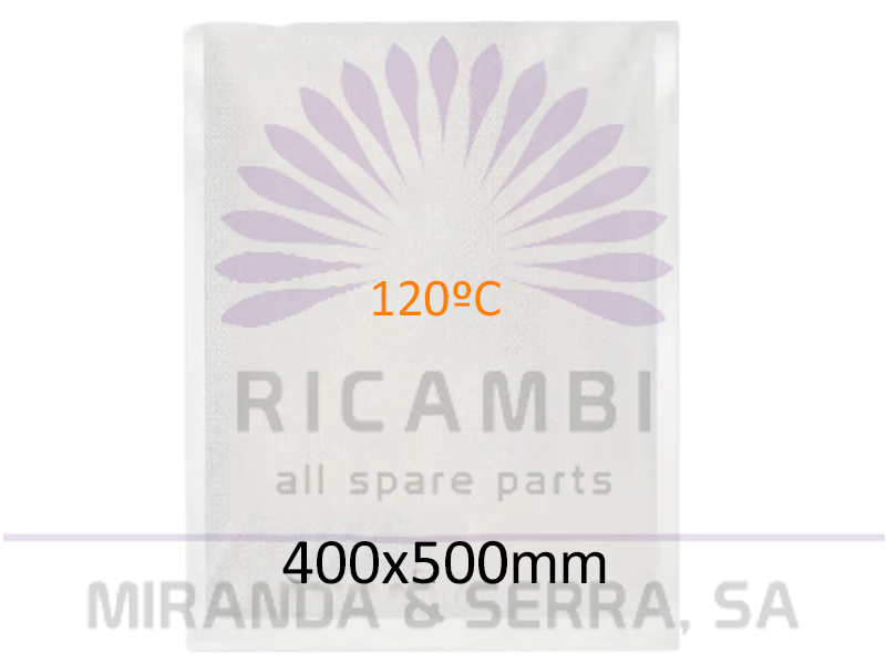 Sacos para Vácuo PA/PP 400x500mm 120ºC