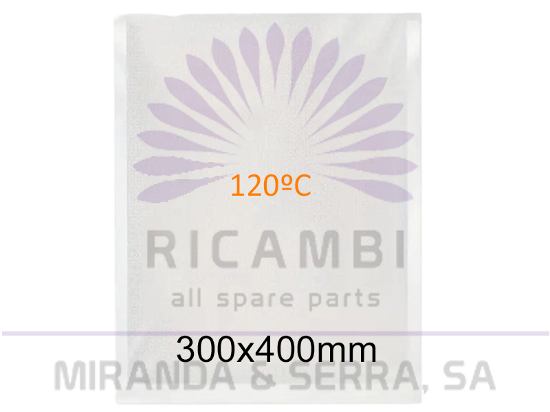Sacos Vácuo PA/PP 300x400mm para Alta Temperatura