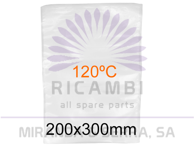 Sacos Vácuo PA/PP 200x300mm (100 Unidades)