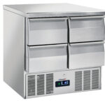 Saladete Refrigerado c/ 4 Gavetas GN 1/1 - L900xP700mm