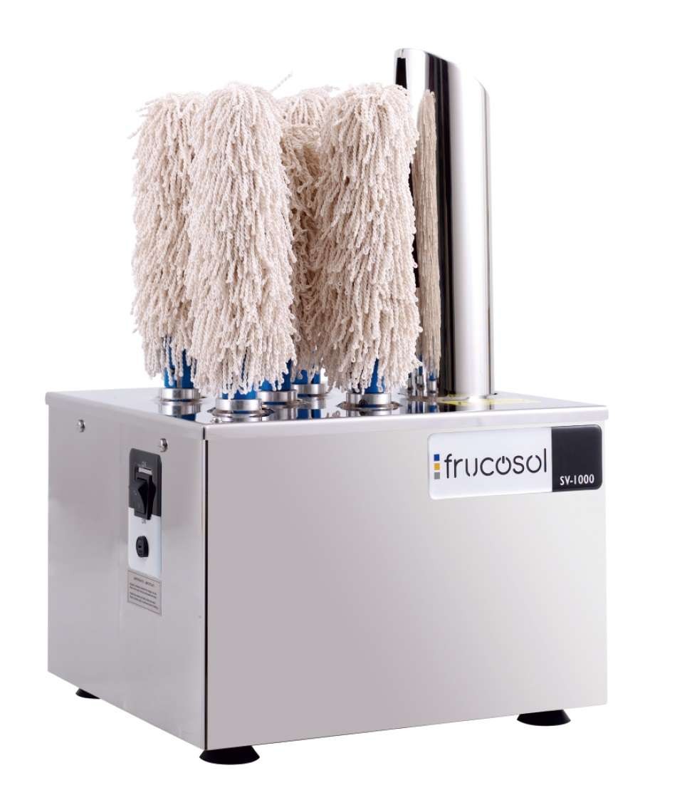 Secador e Polidor de Copos Profissional 360 un/hora Inox 340x305x520h mm