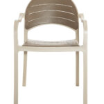 Cadeira de Exterior Polipropileno Cor Café SENIA CM