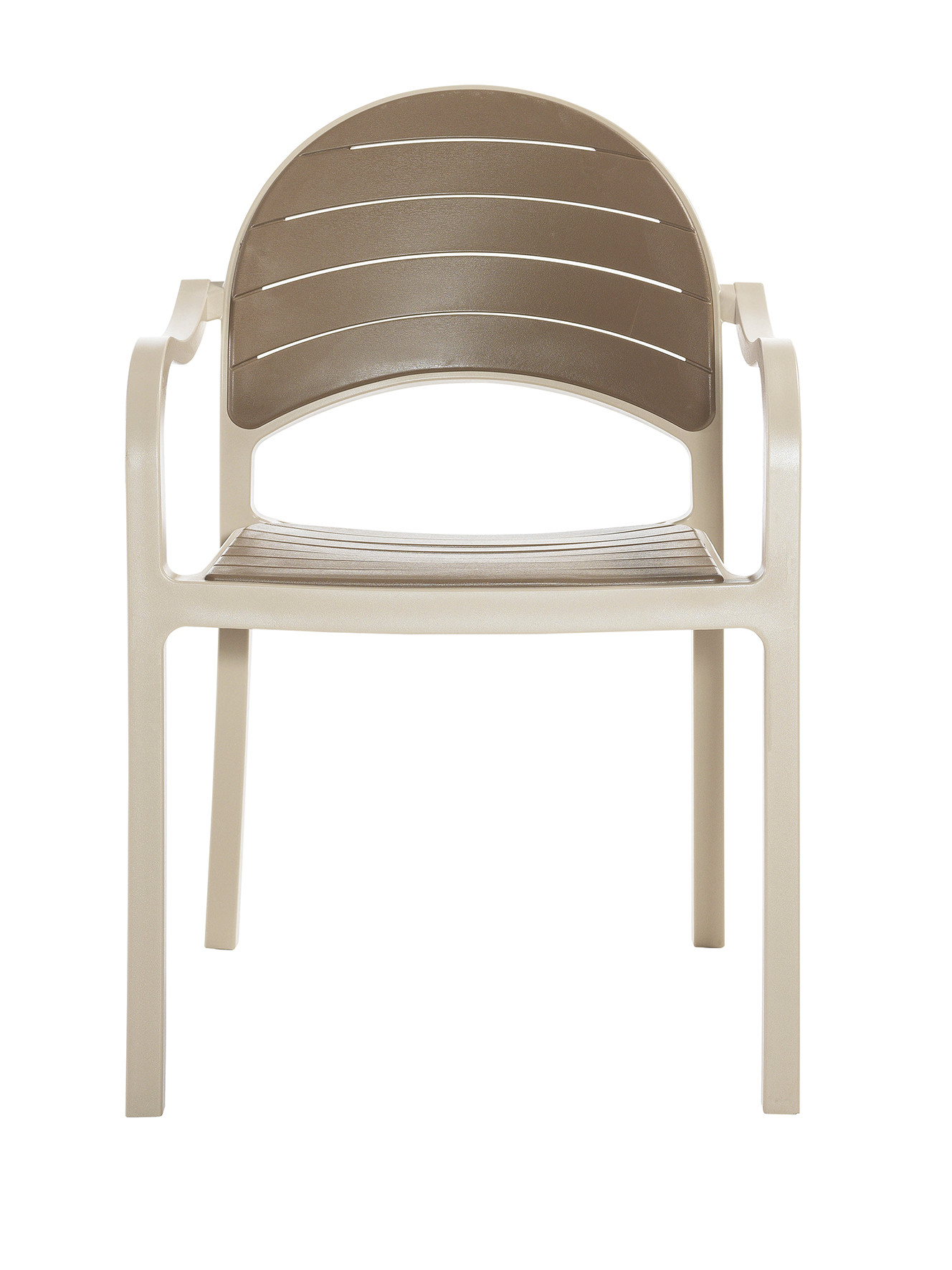 Cadeira de Exterior Polipropileno Cor Café SENIA CM