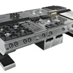 Suporte Voladizo Central Linha 700 Inox 3600x1370x550 mm