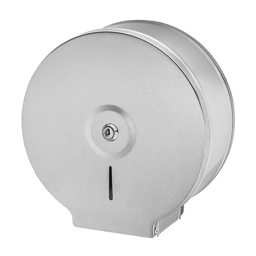 Dispensador de Papel Higiénico Industrial 300m Aço Inox