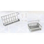 Suporte Cesto de Flutes Vidro 400x400 mm