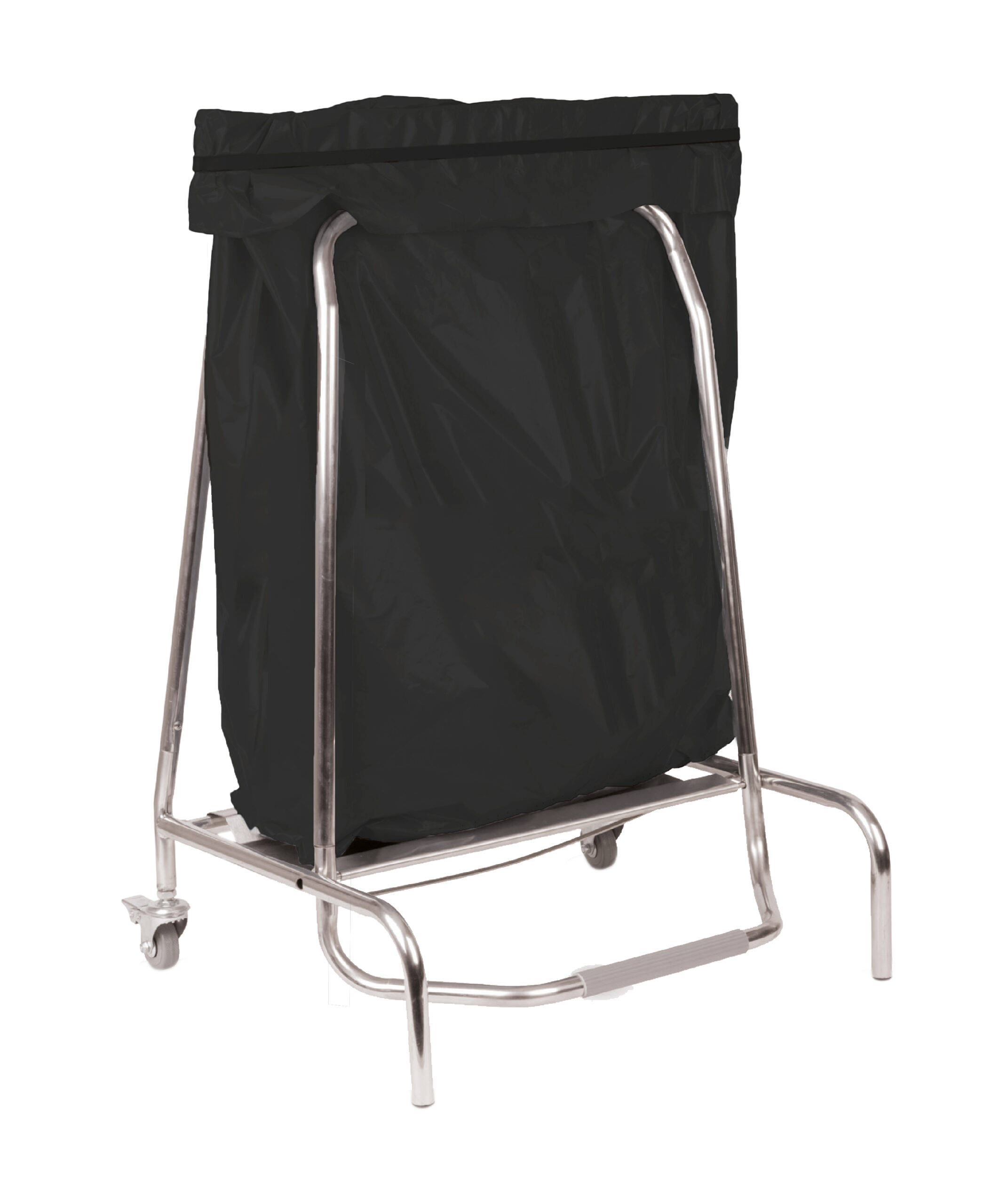 Suporte para Saco do Lixo em Aço Inoxidável 80 L com Pedal