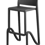 Móvel Alto Bistrô Polipropileno Preto