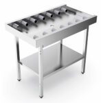 Tapete de Rolos Inox para Fim de Linha 1100x650mm