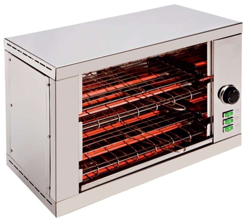 Torradeira Profissional de Quartzo 2 Níveis 3000W