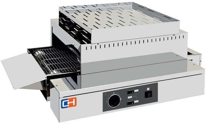 Torradeira de Banda Profissional 3000W Forno Tunel 750mm