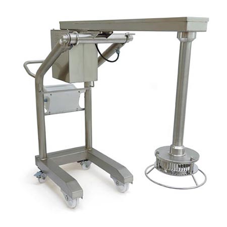 Triturador Industrial Móvel Inox 800L 1 Velocidade