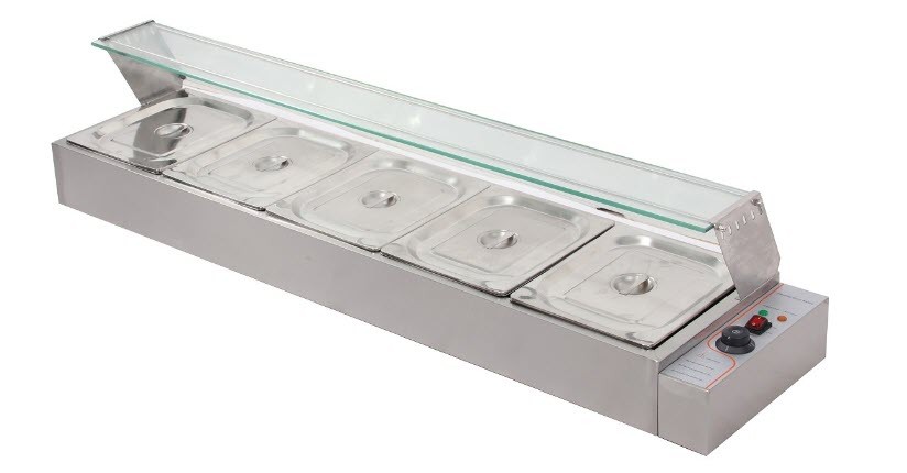 Vitrine de Quentes Banho-Maria BM-5 (5 GN 1/2)