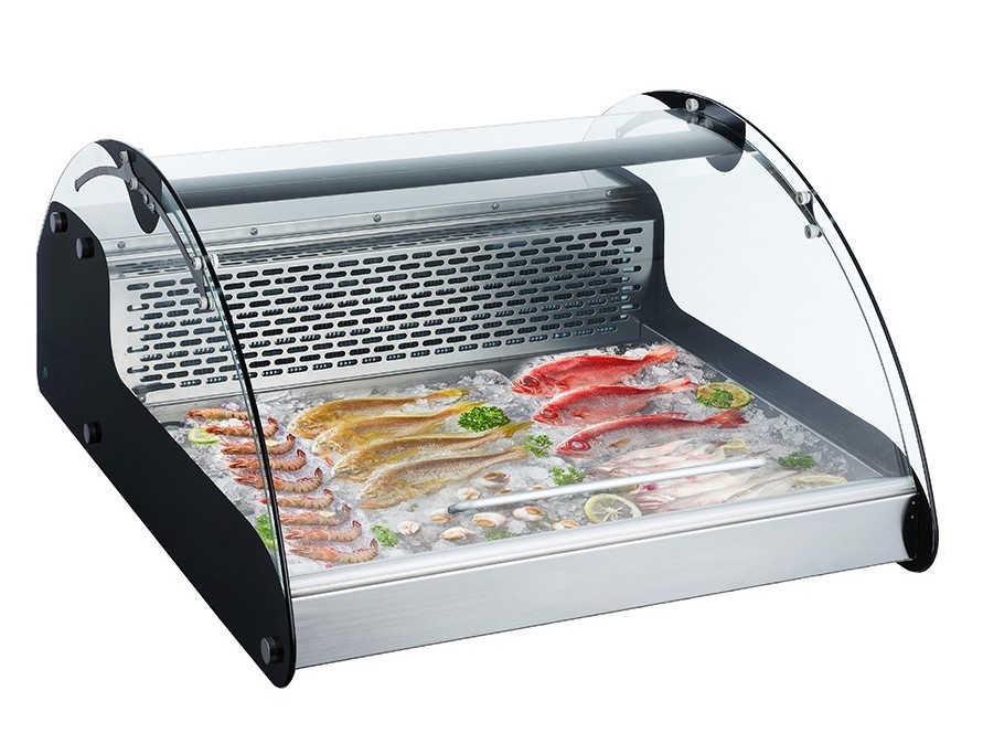 Vitrina Refrigerada para Peixe 118L Inox RTW-188L