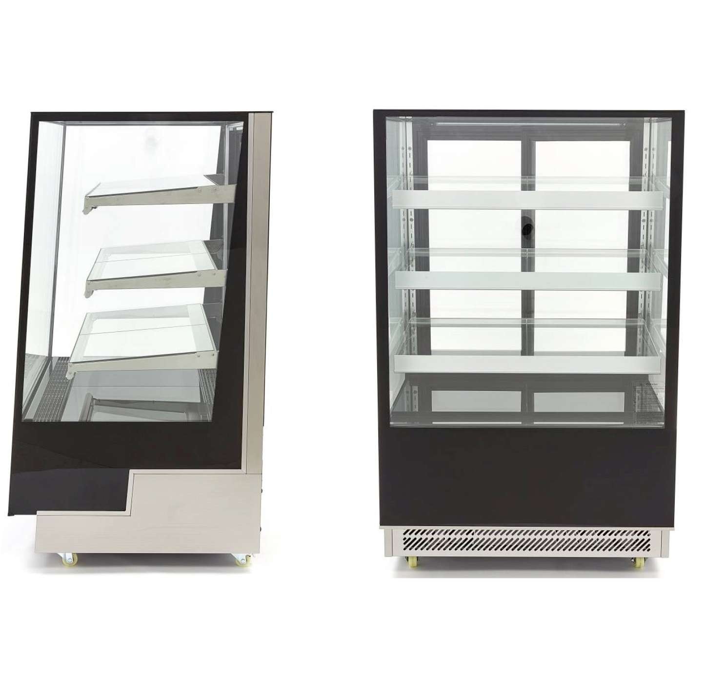 Vitrine Frigorífica Expositora Ventilada 500L Vidro Reto