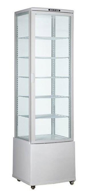 Vitrina Refrigerada Branca 288L para Exposição Vertical