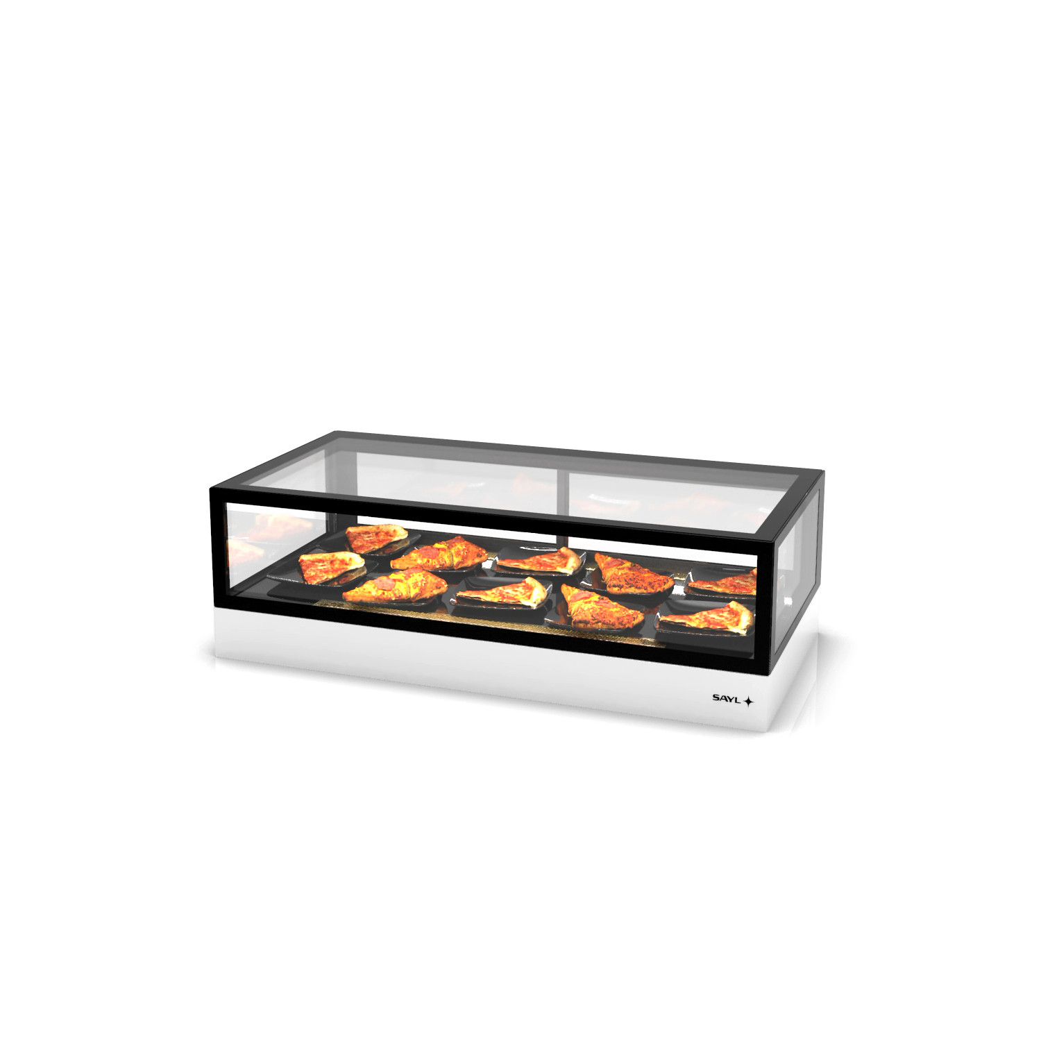 Vitrine Aquecida de Balcão Vidro Duplo IN120-40C