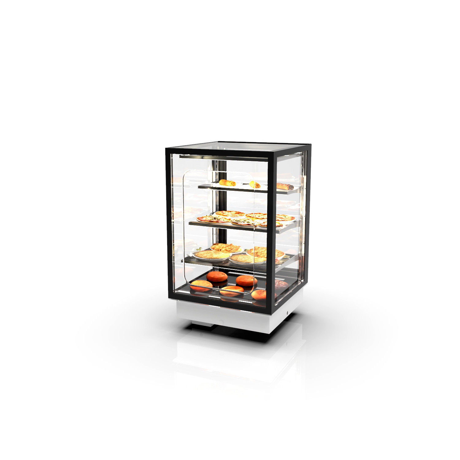 Vitrine Aquecida Drop-In para Buffet 600x600mm