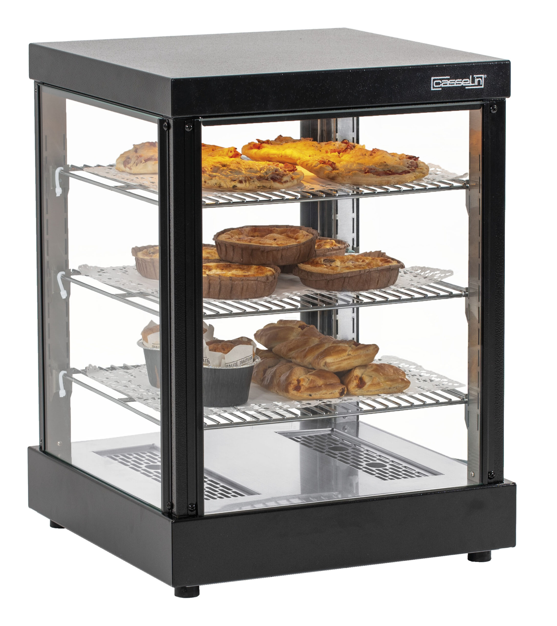 Vitrine de Exposição Aquecida 59 L Inox