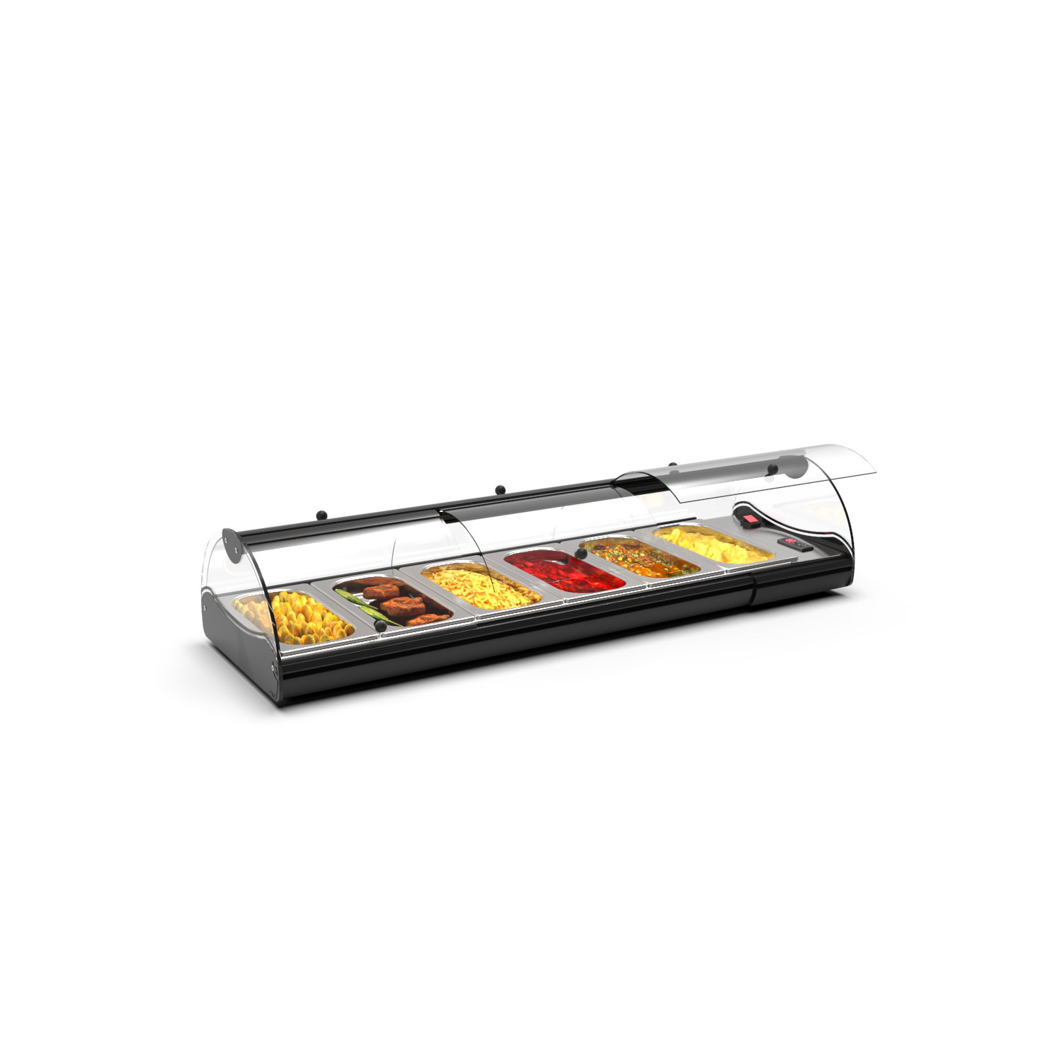 Vitrine Aquecida Self-Service CSS6L com LED 1190mm