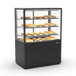 Vitrine Expositiva Aquecida Vertical 1050W com 3 Prateleiras