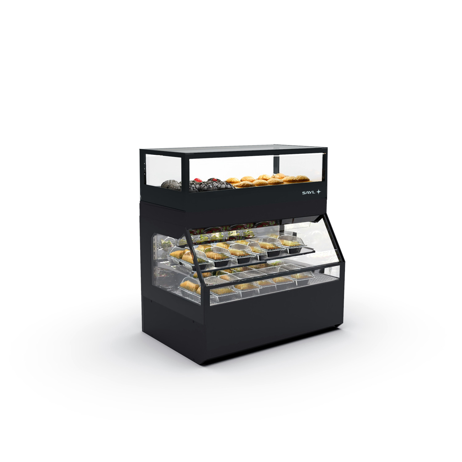 Vitrine Combinada Quente e Refrigerada 1200mm