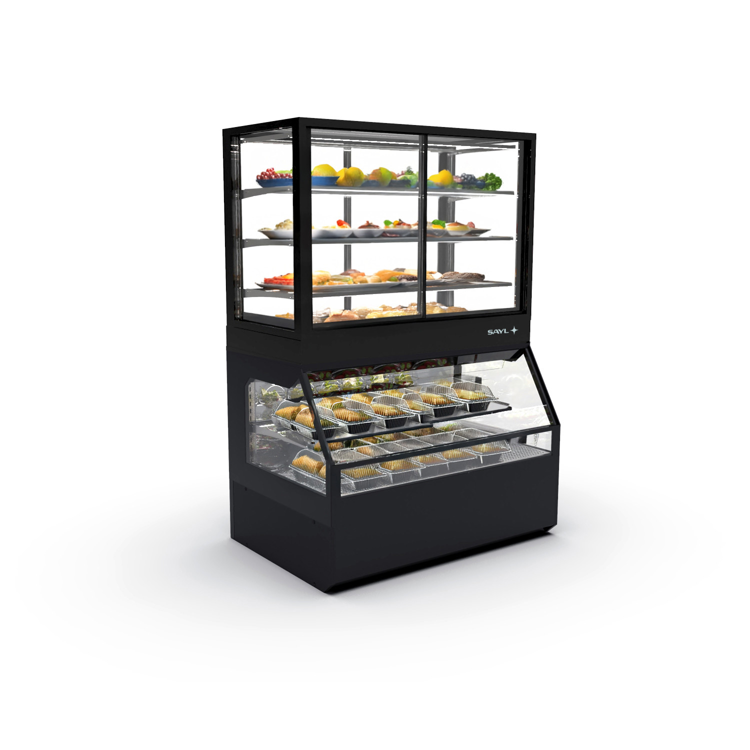 Vitrine Combinada Quente e Neutra – 1200mm
