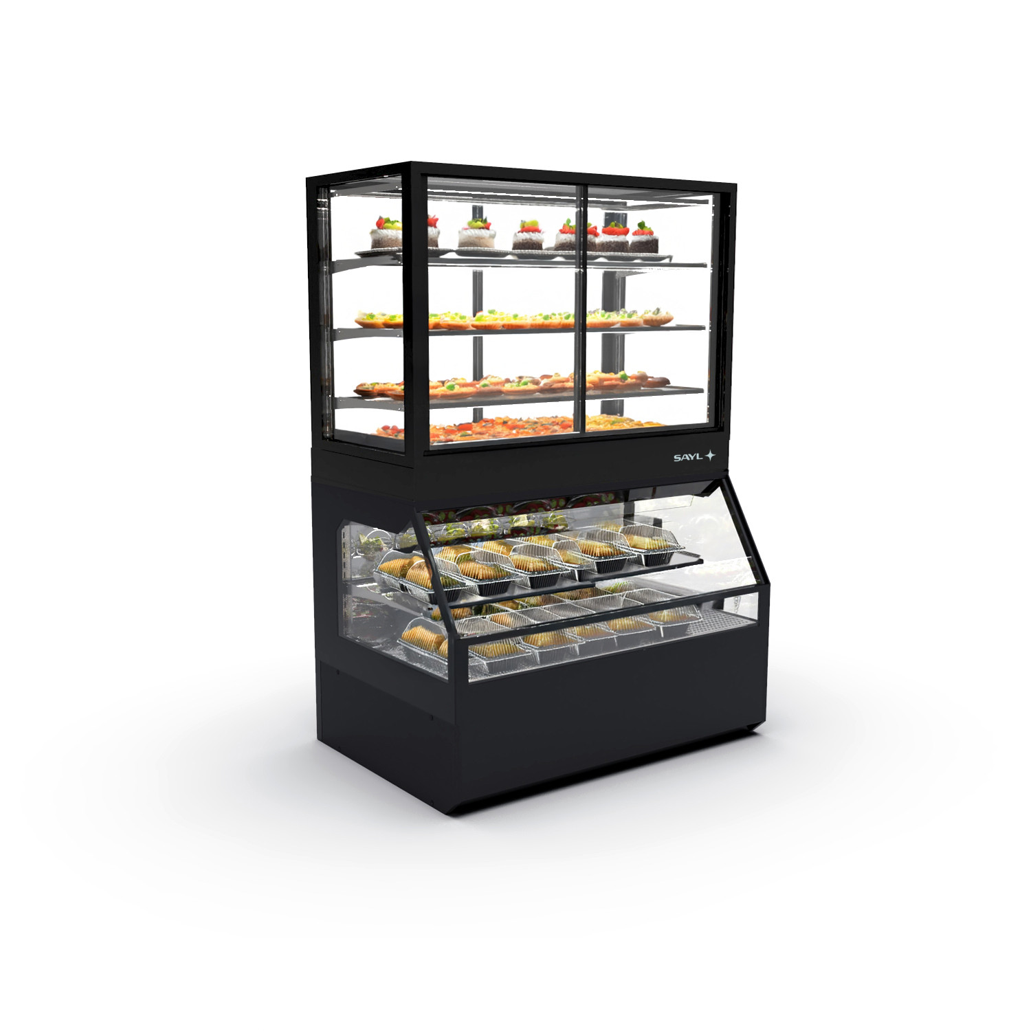 Vitrine Combinada Refrigerada e Aquecida 1200mm