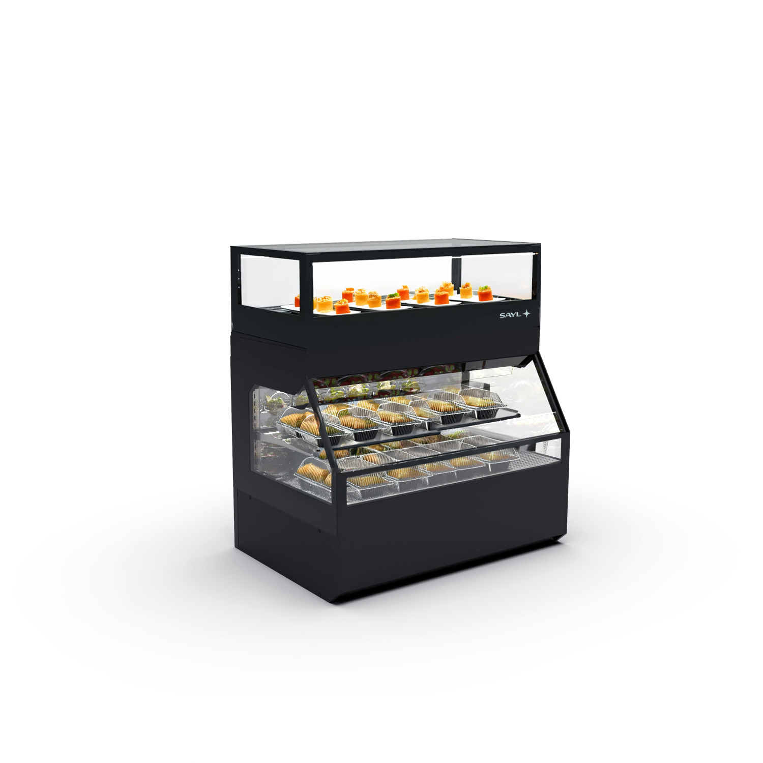 Vitrine Combinada Refrigerada e Aquecida 1200mm