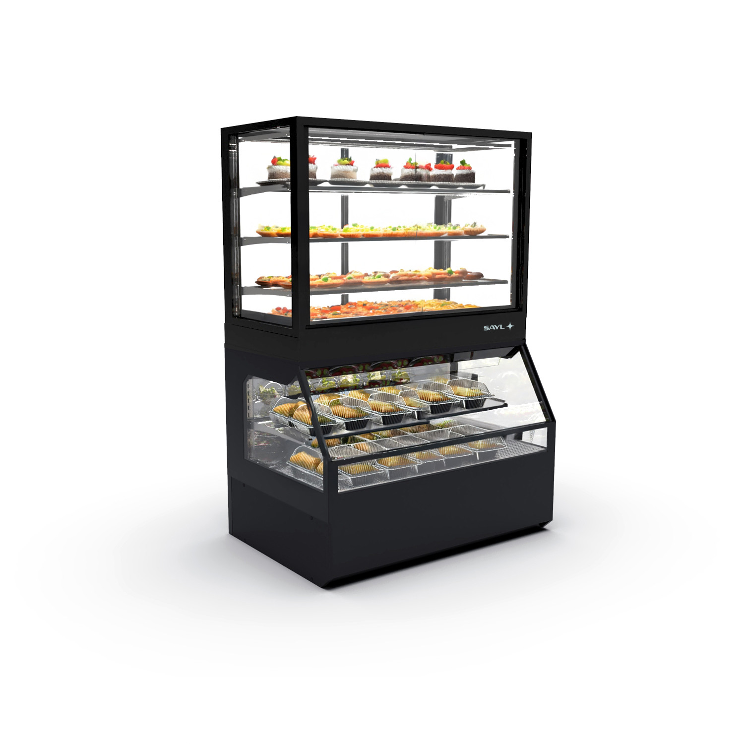 Vitrine Combinada Refrigerada e Aquecida COC8F