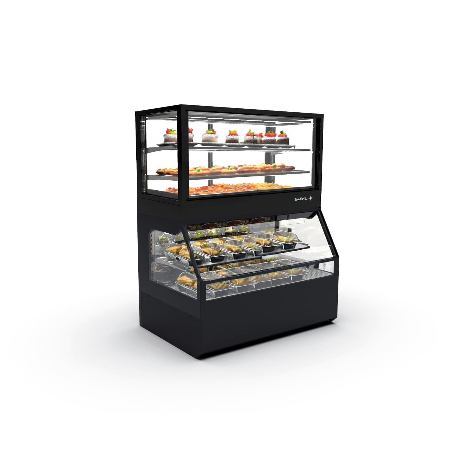 Vitrine Combinada Refrigerada e Aquecida 1200mm