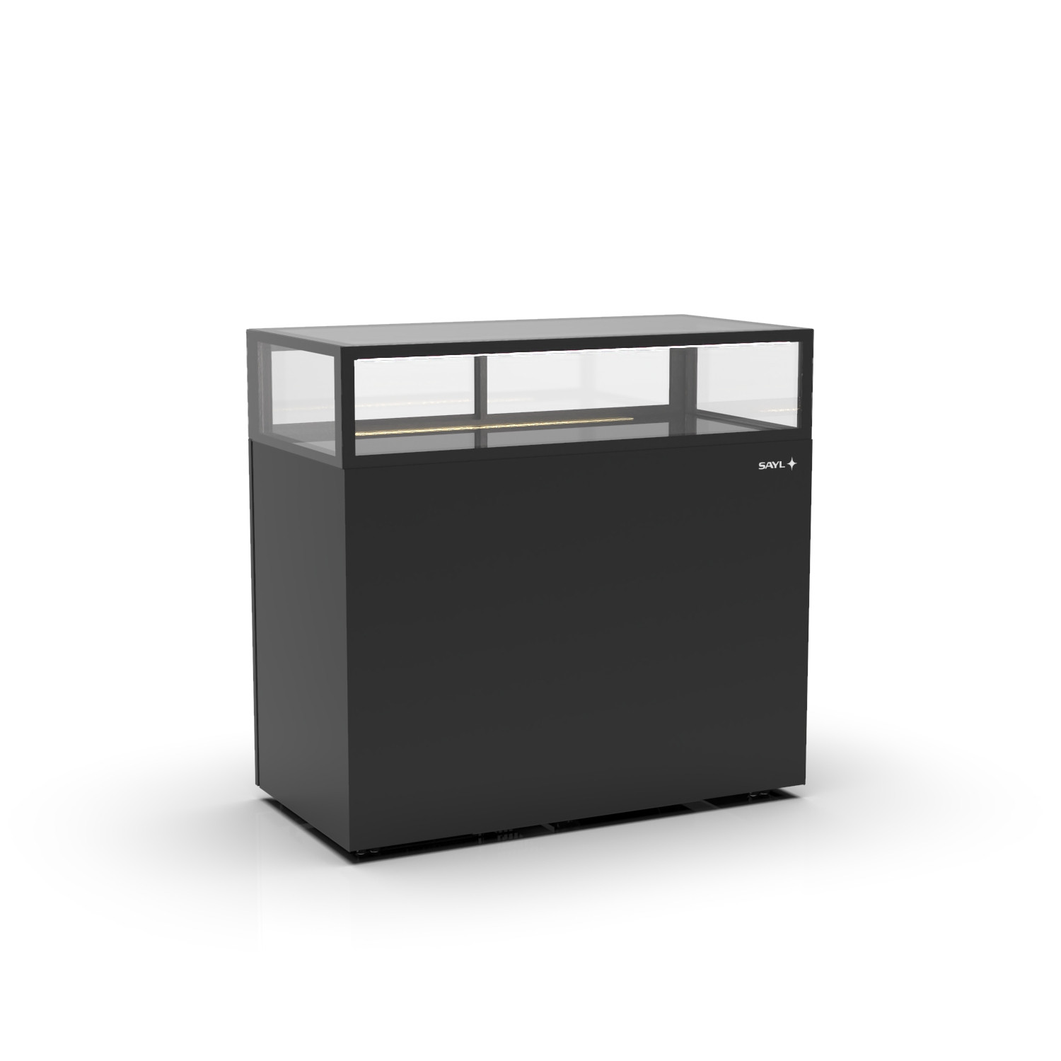 Vitrine Expositora Neutra 1200x600mm para Pastelaria