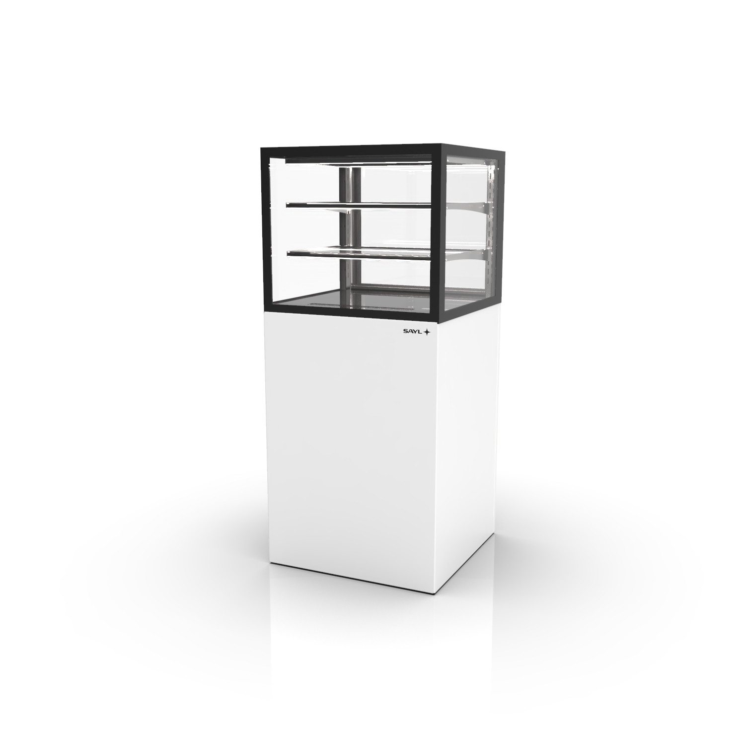 Vitrine Expositora Neutra de Balcão 600x600x1400mm