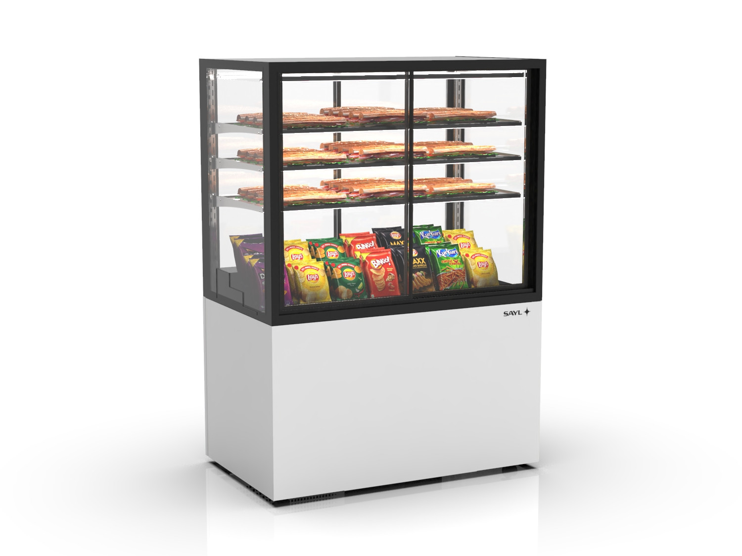 Vitrine Comercial Neutra 1000x600x1400mm