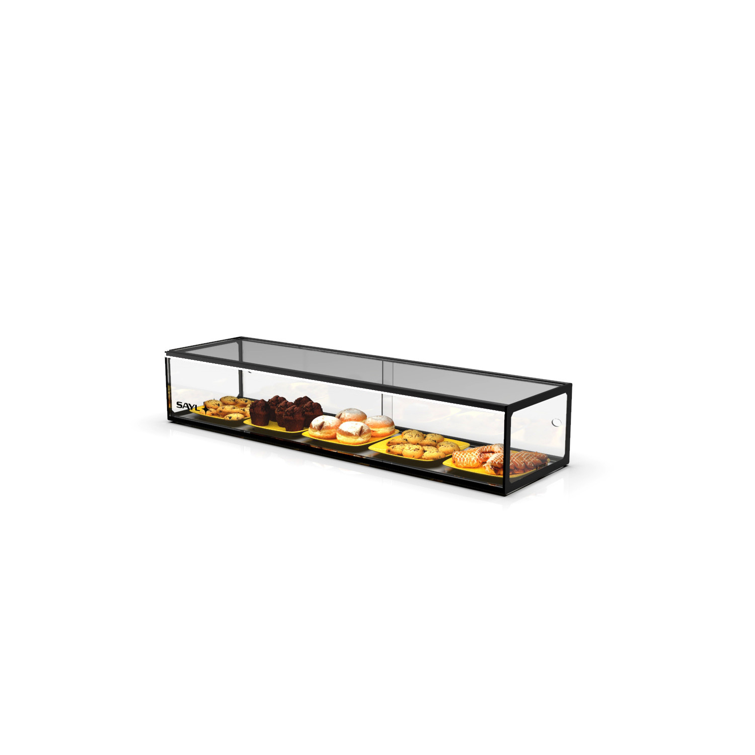 Vitrine Neutra de Apoio EP20B, 1 Nível, 1200x330x215mm