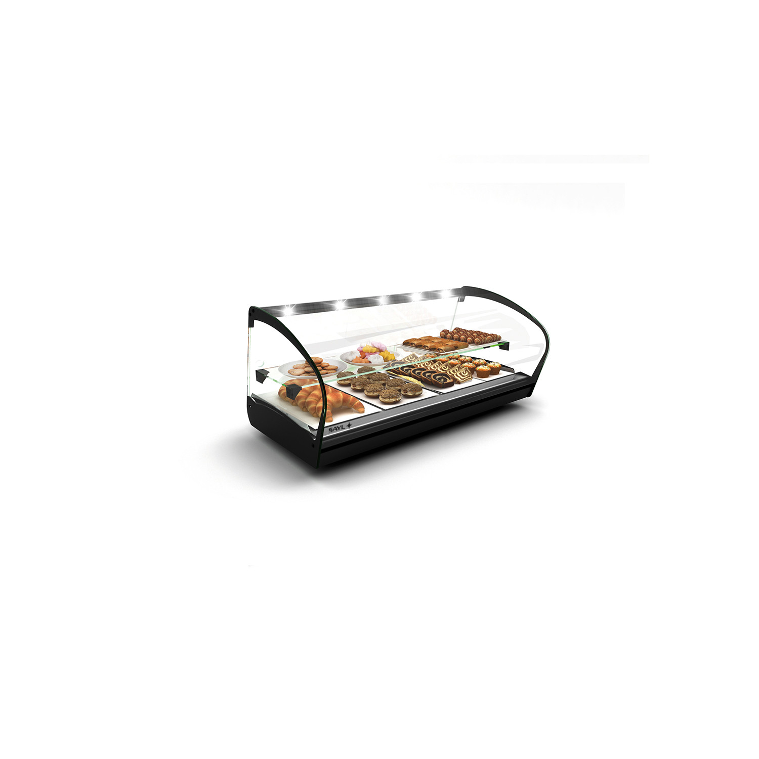 Vitrine Neutra de Balcão NK24L com Portas Deslizantes