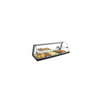Vitrine Neutra de Balcão com Prateleira Inox 840mm