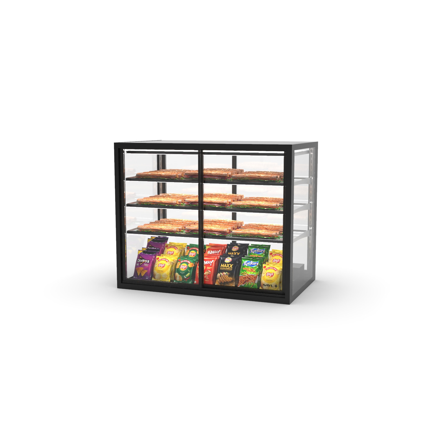 Vitrine Neutra Expositora INTEGRA-N SM SELF Inox