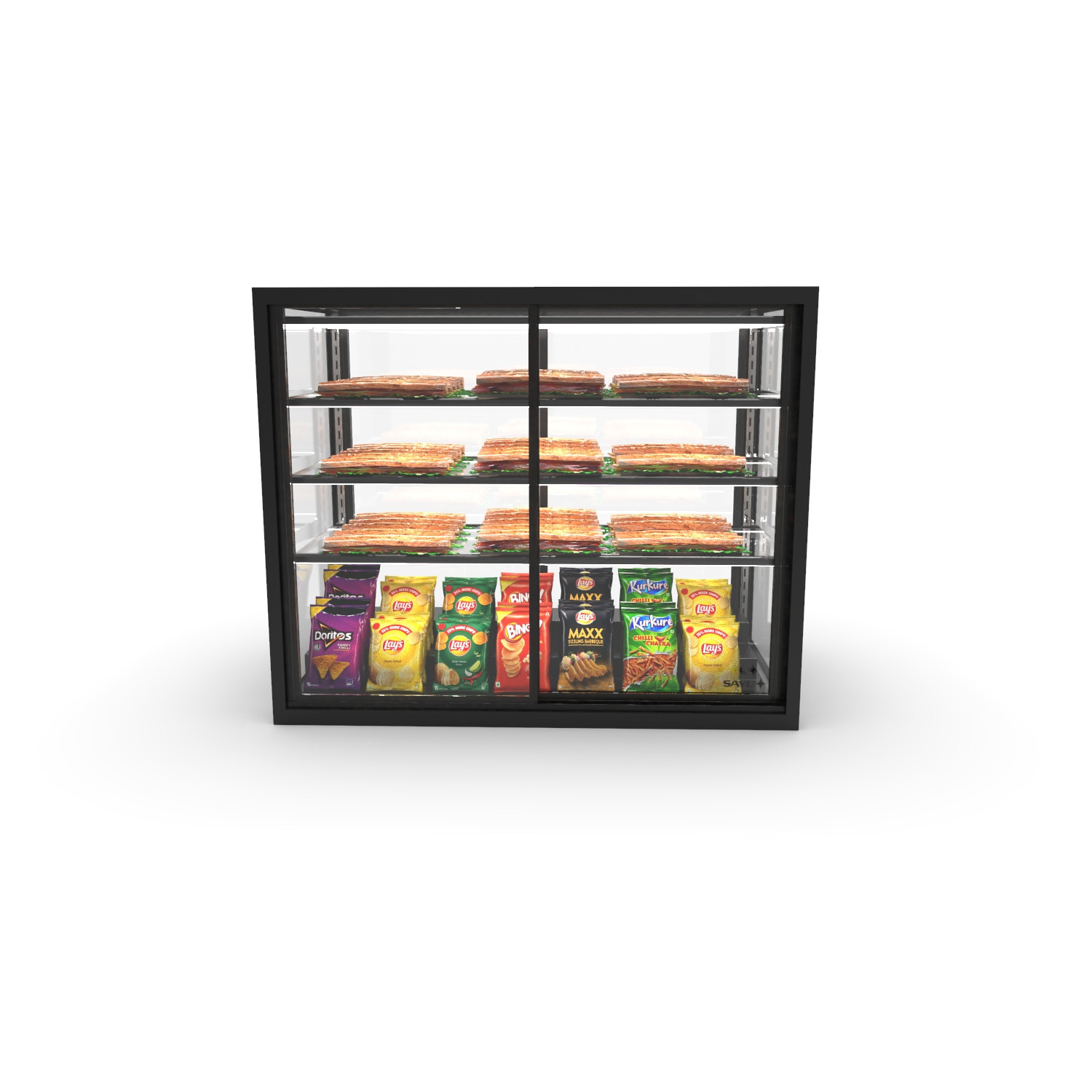 Vitrine Neutra Expositora INTEGRA-N SM SELF Inox