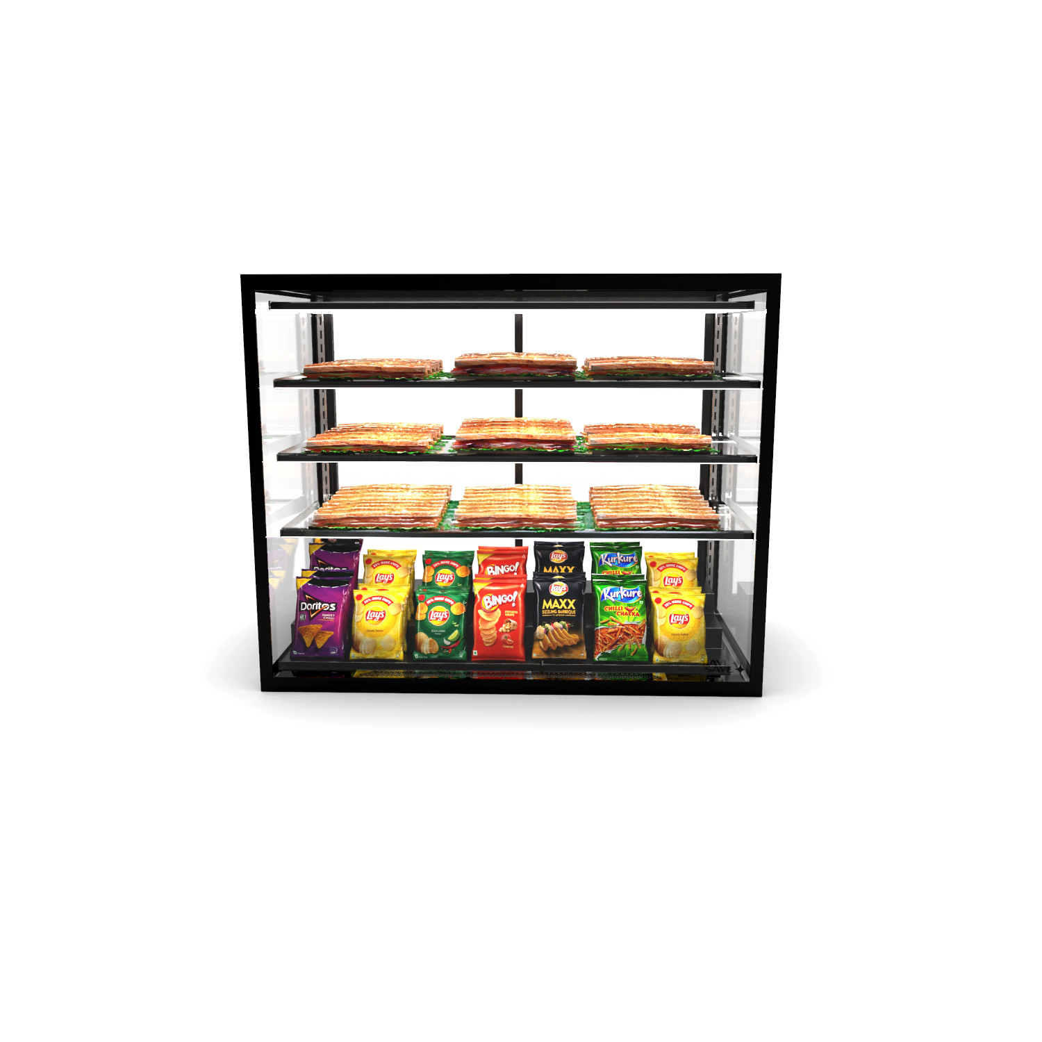 Vitrine Expositora Neutra INTEGRA-N IN100-80N