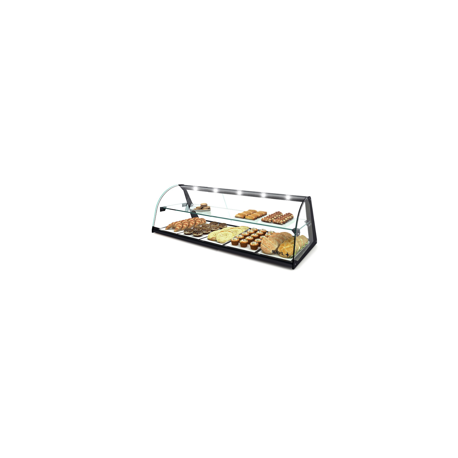 Vitrine Expositora Neutra E24L LED 840x380x290mm