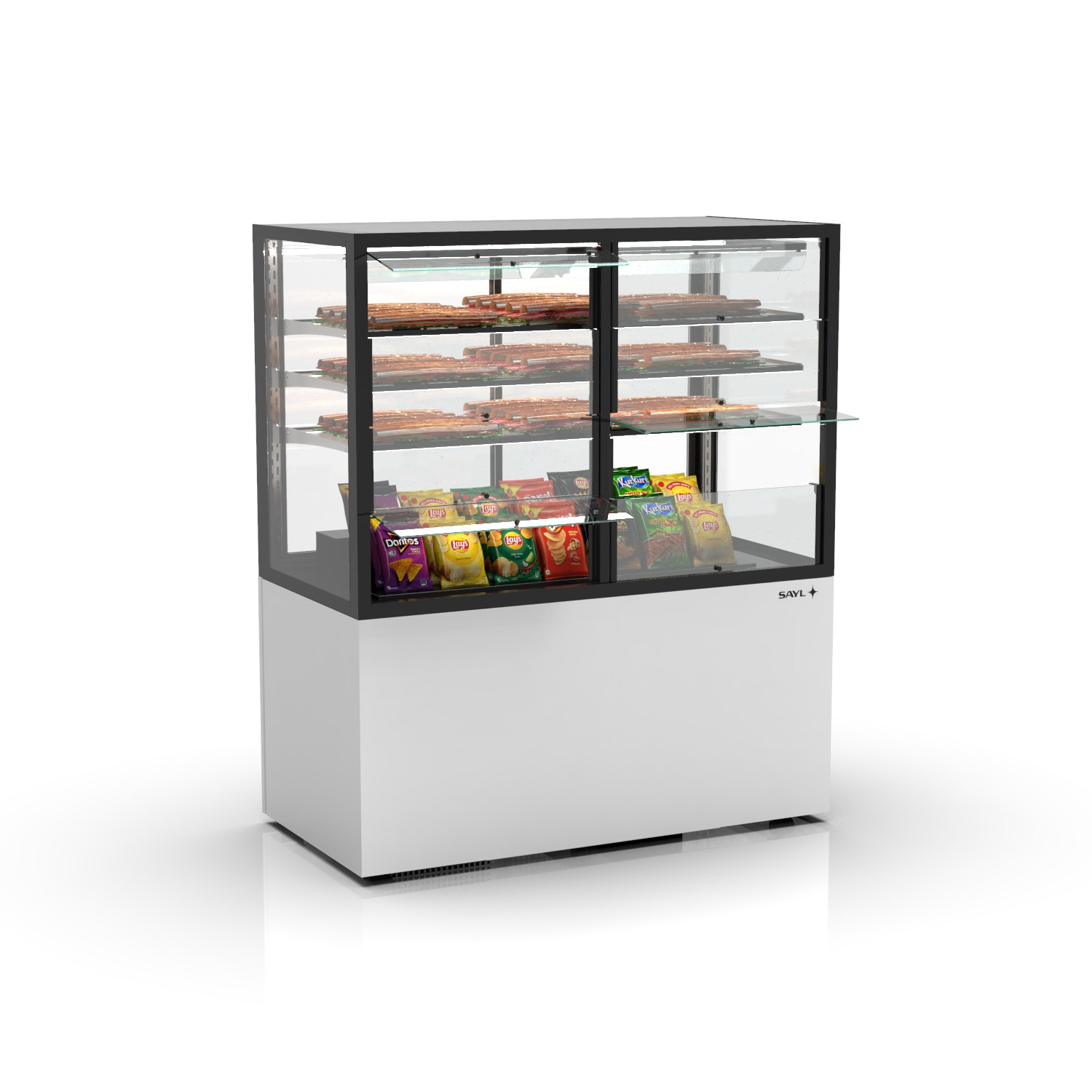 Vitrine Expositora Neutra Vertical IN120/80-140NS