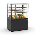 Vitrine Expositora Vertical Neutra 1000mm Portas Deslizantes